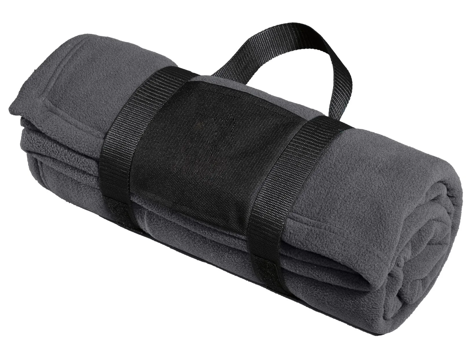 Port Authority® Fleece Blanket with Carrying Strap.