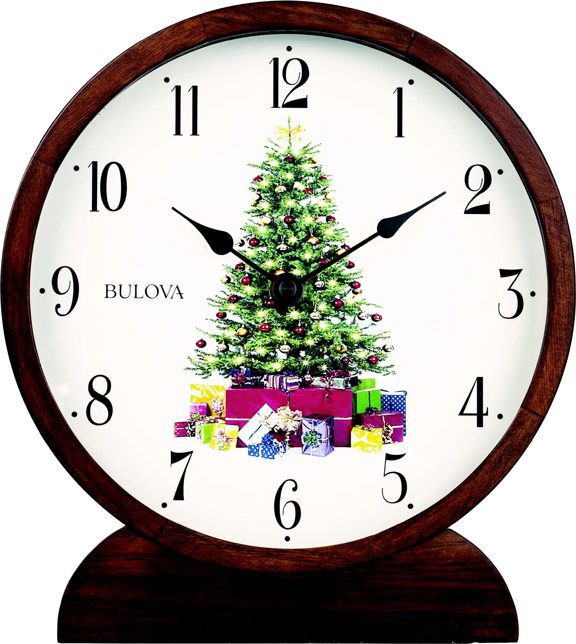 Bulova Clocks Holiday Sounds Table Clock