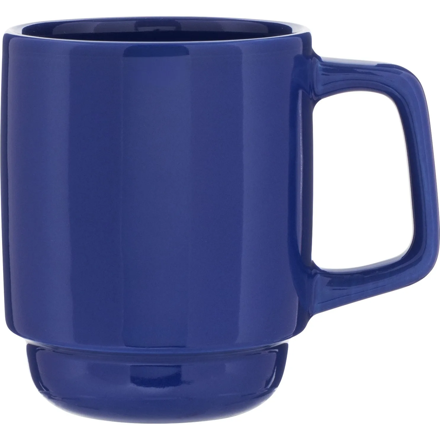 16 oz Olly Ceramic Mug (Royal Blue) view 2