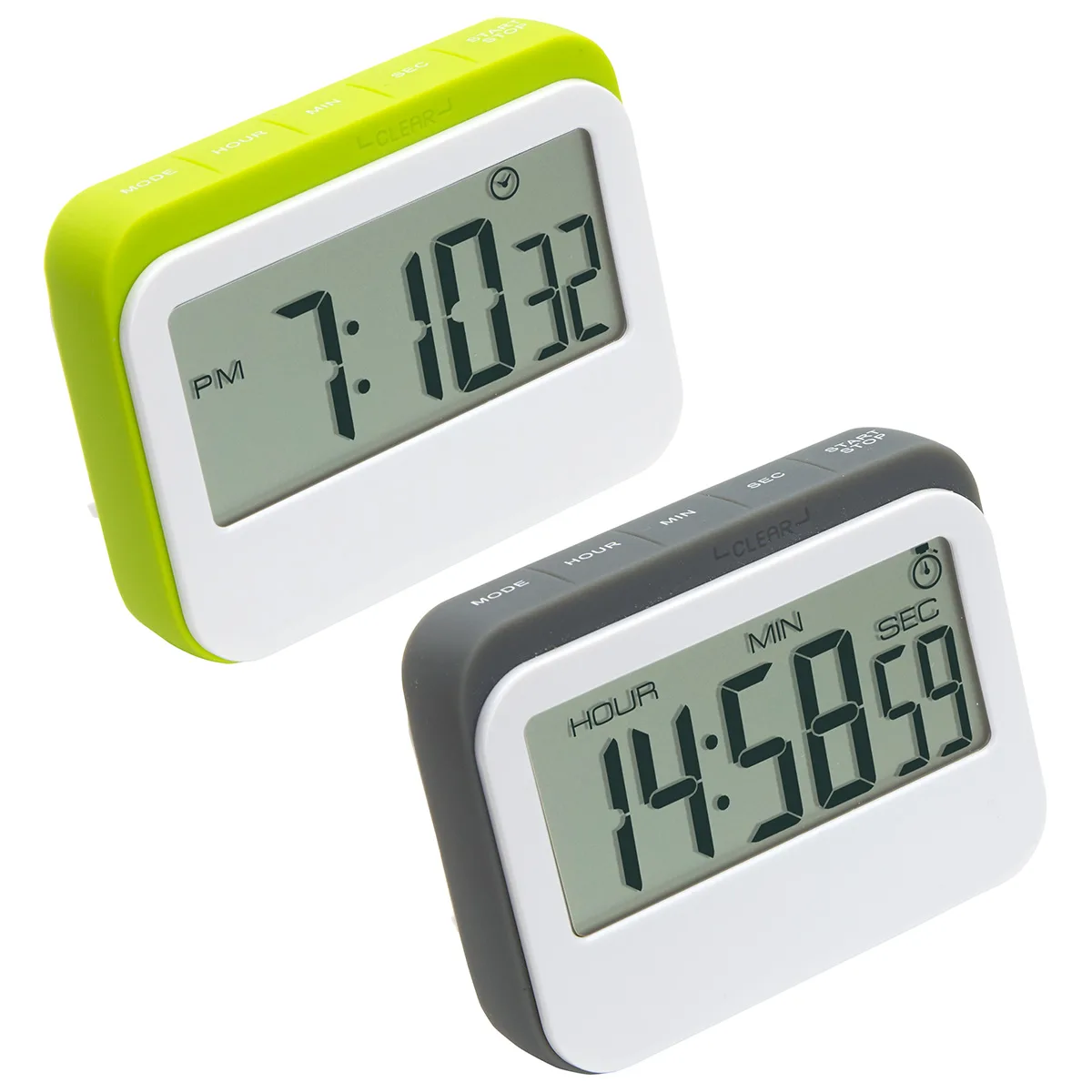 Soft Touch Widescreen Kitchen Timer/Clock view 2