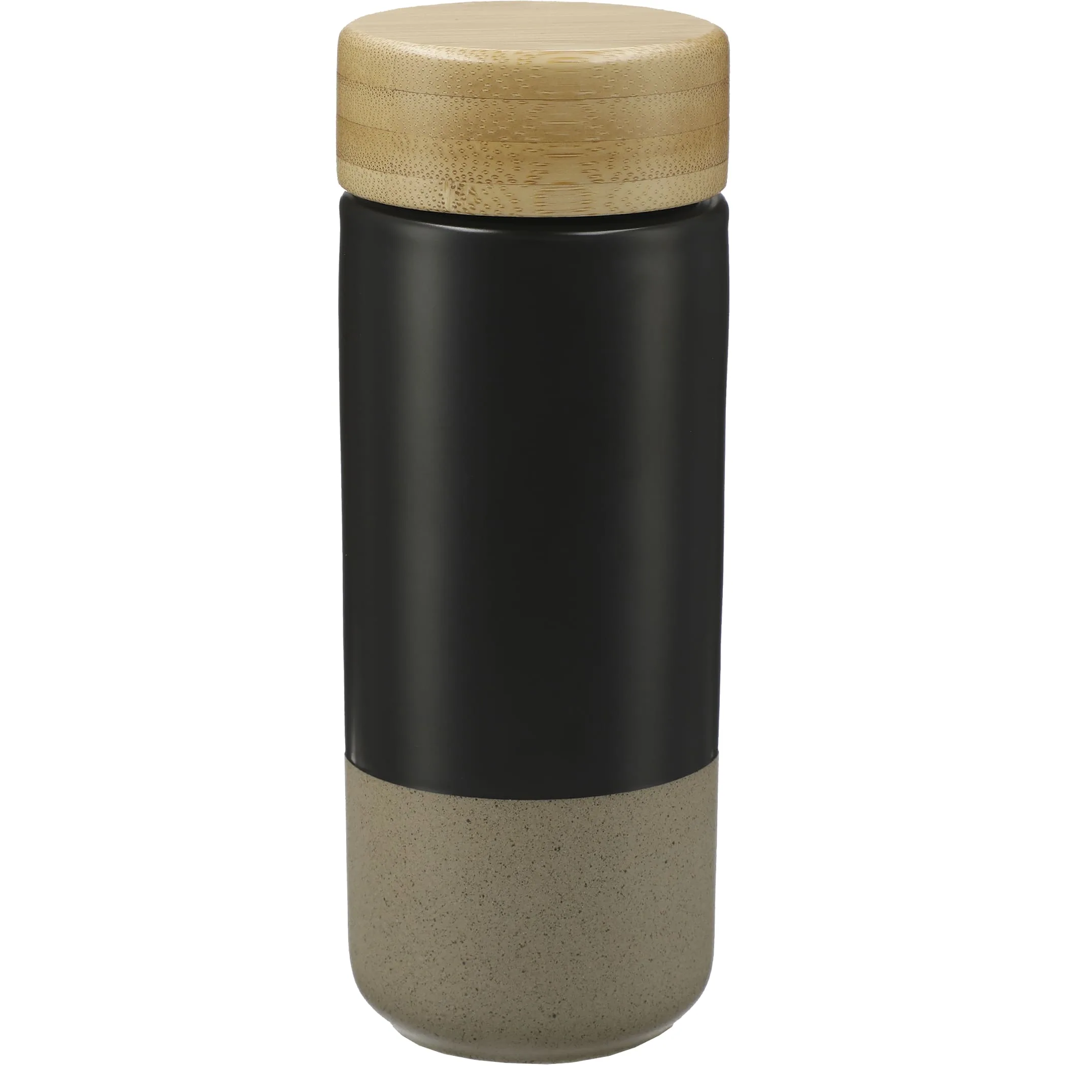 Arlo Ceramic Tumbler with Bamboo lid 11oz view 2