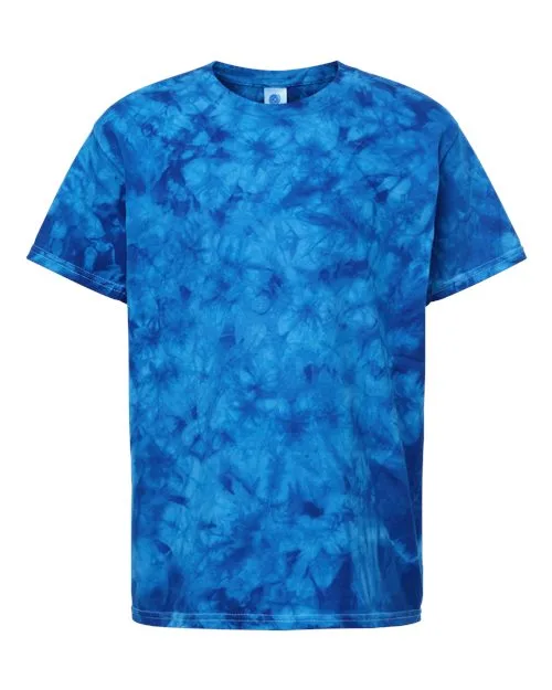 COLORTONE® Short Sleeve Tie-Dye Youth Crystal Wash T-Shirt