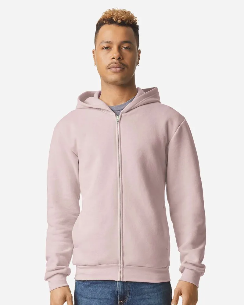 American Apparel® ReFlex Fleece Full-Zip Hoodie view 2