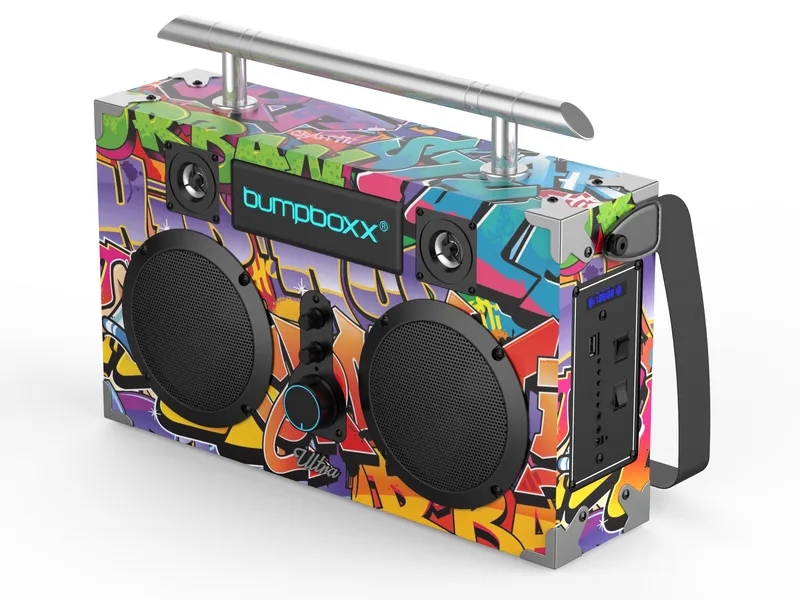 Bumpboxx Utra Bluetooth Boombox, Nyc Graffiti