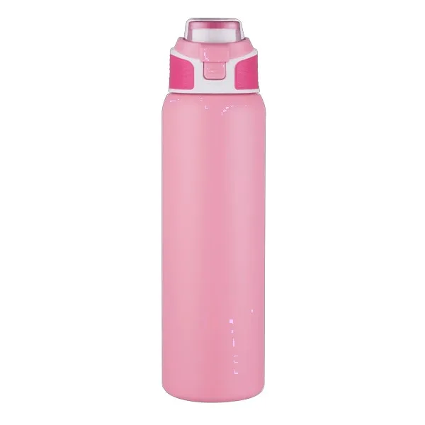 Rockford 28 oz Vacuum Bottle with Push up Lid & Handle view 2