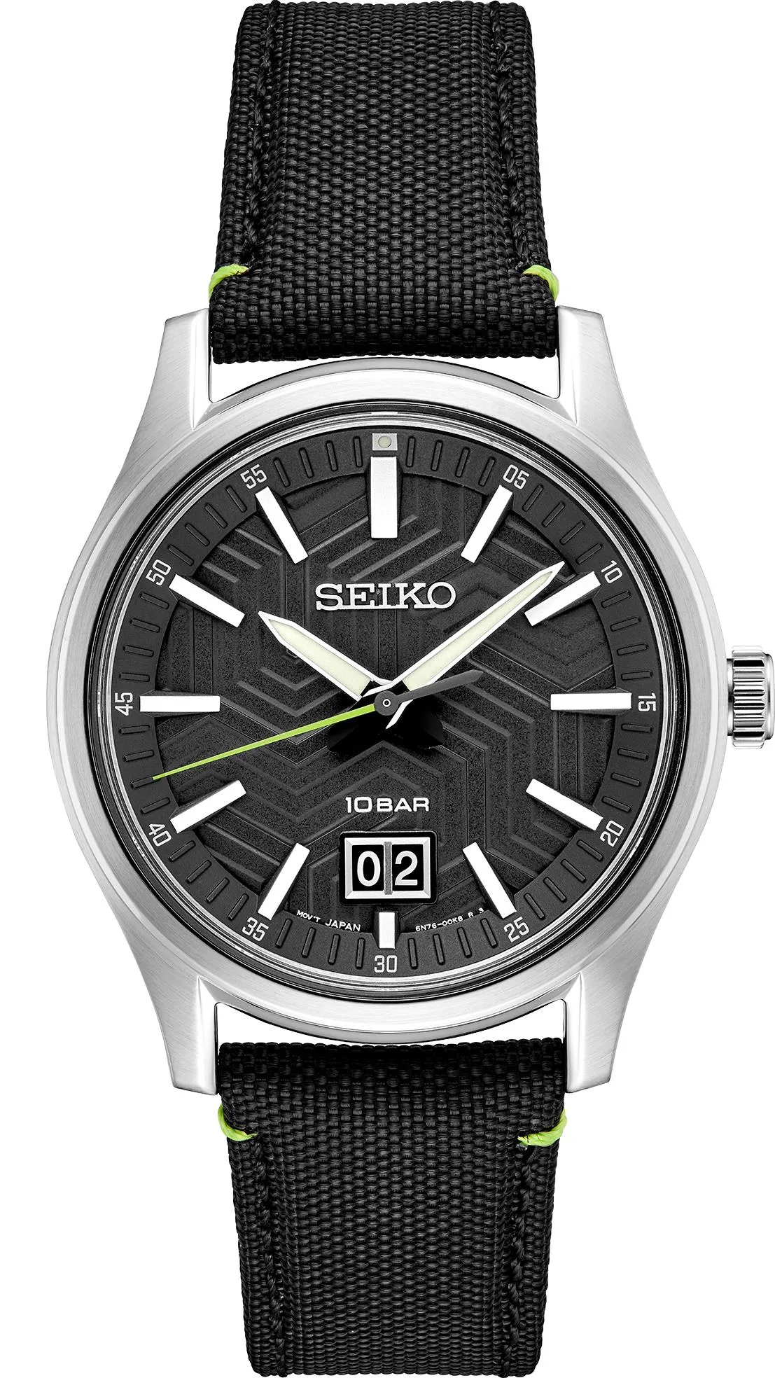 Seiko Watch Essentials Ss Quartz Black Dial