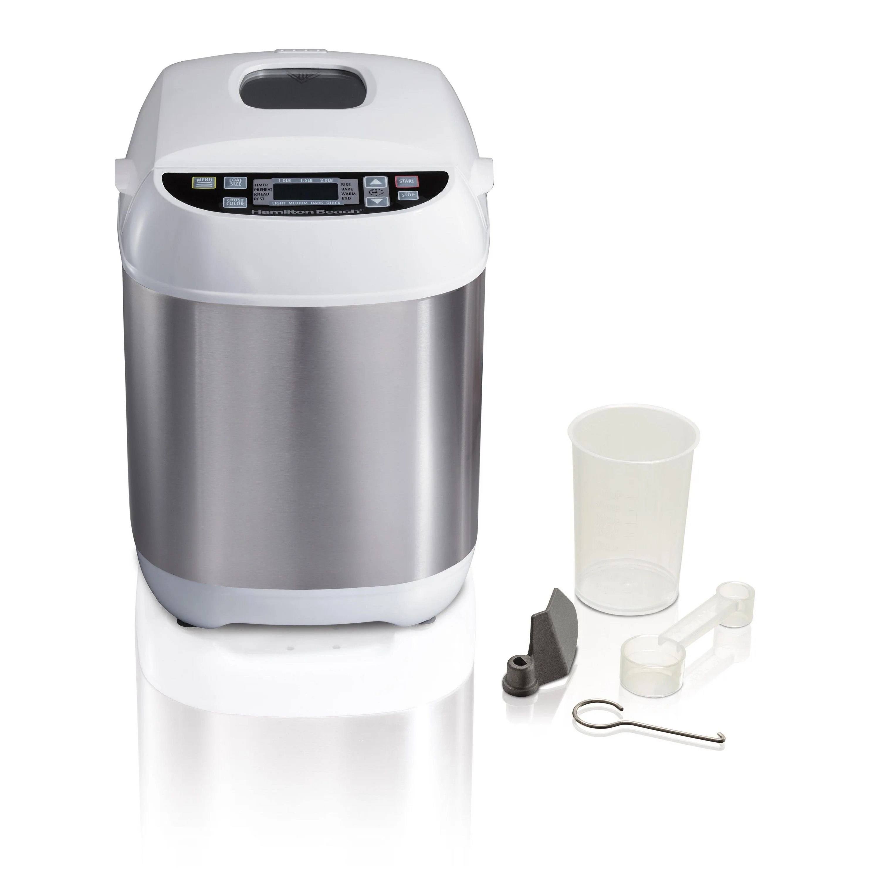 Hamilton Beach® White Artisan Bread & Dough Maker