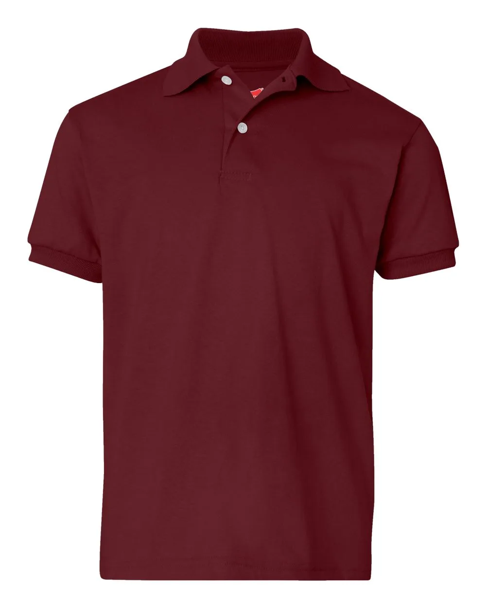 Hanes® Youth EcoSmart® Jersey Polo view 7
