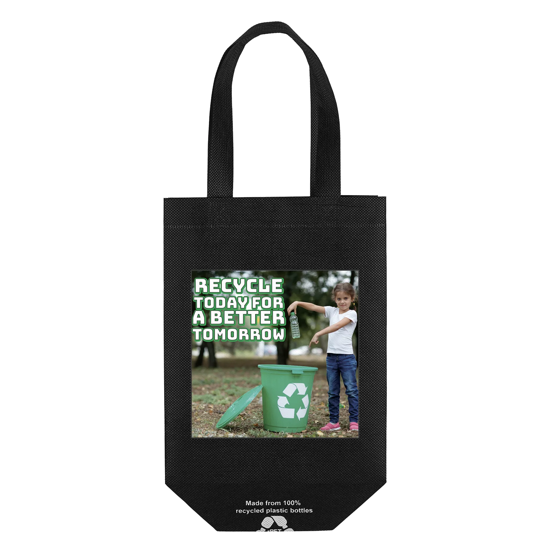 Lake™ - R-PET Non-Woven Totes - ColorVista (8" x 4" x 10")