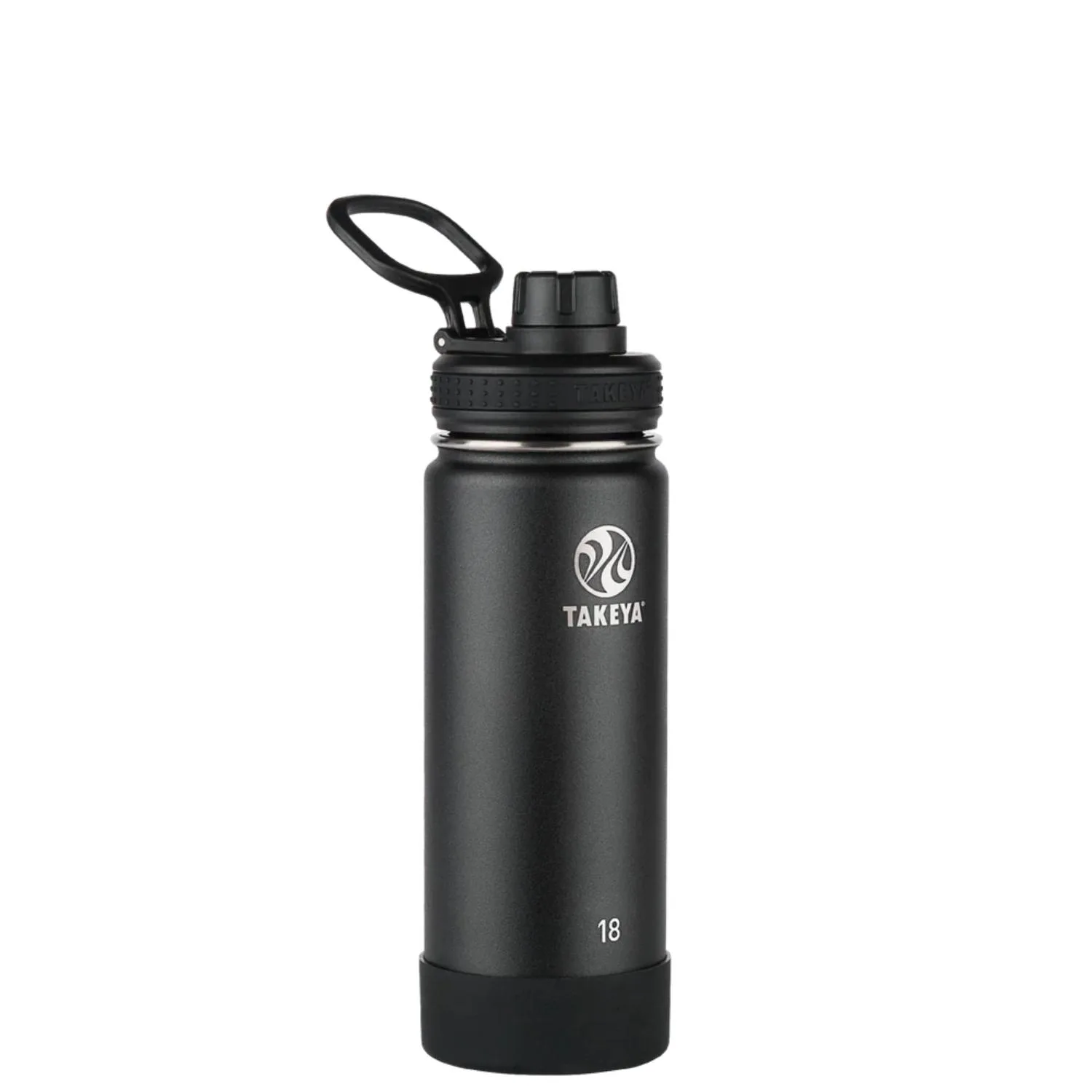 18 oz Takeya® Stainless Steel Insulated Active Water Bottle w/ Spout Lid view 4