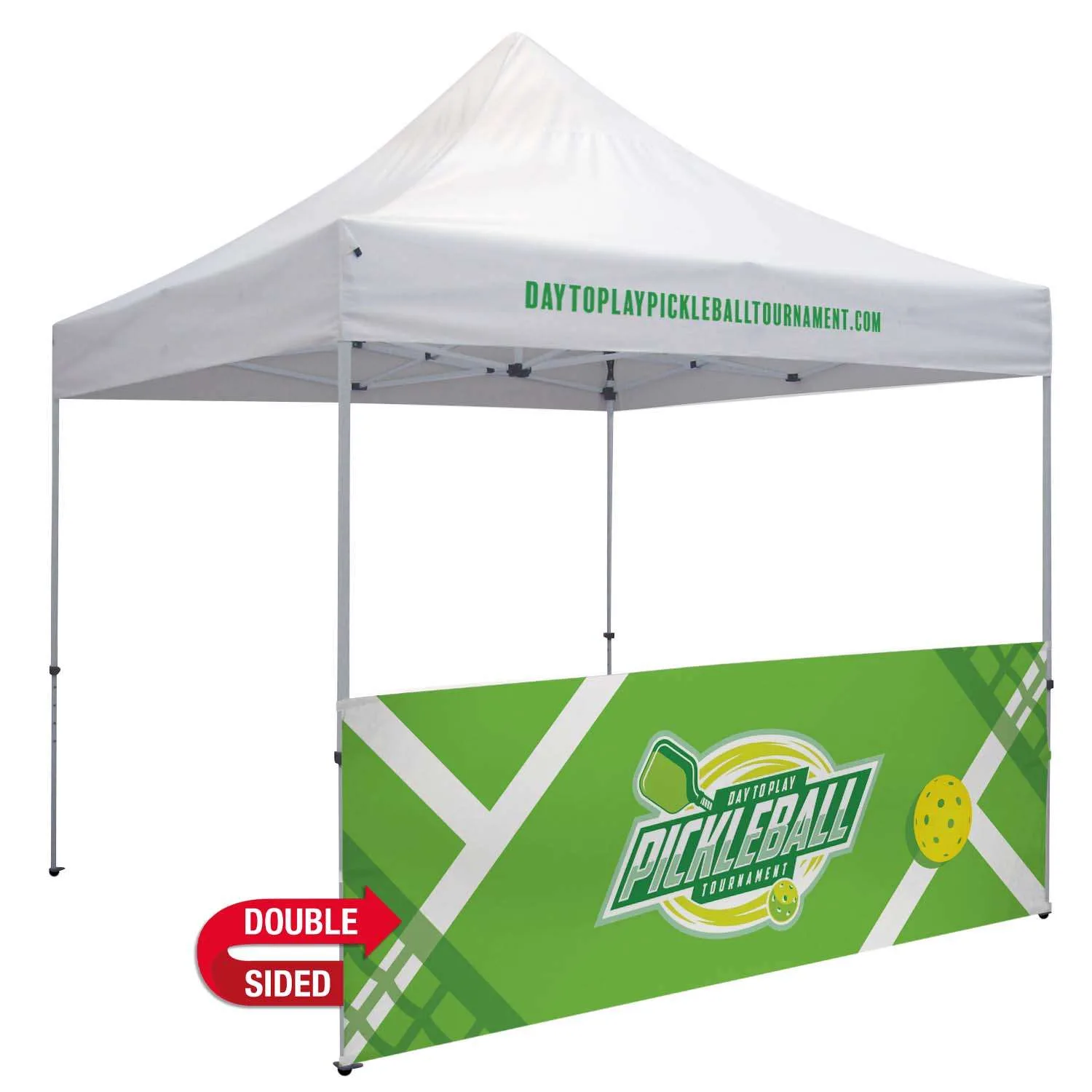 10' Half Wall (UV-Printed, Double-Sided)
