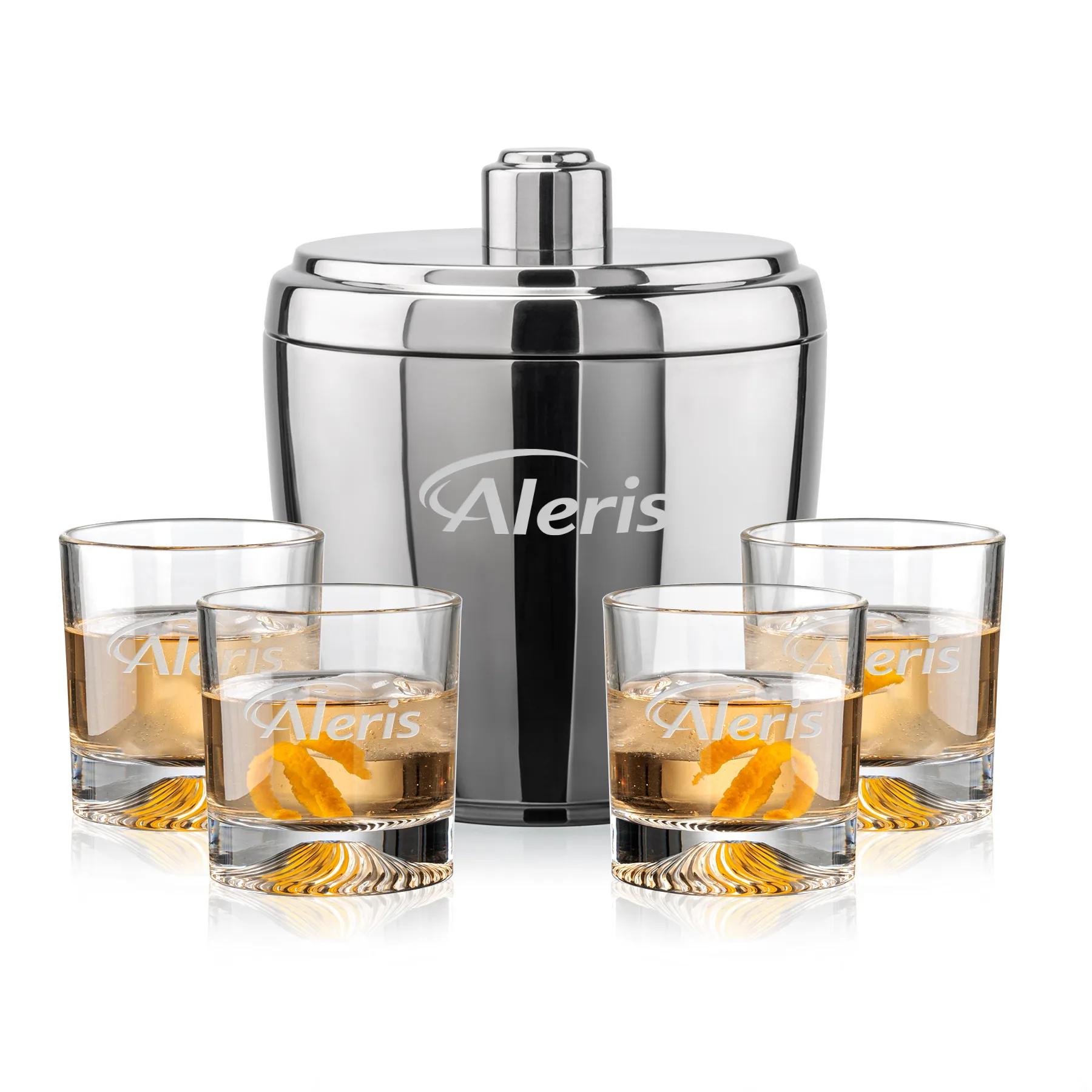 Pescara Bucket Set, Laser Engraving, Set of 5