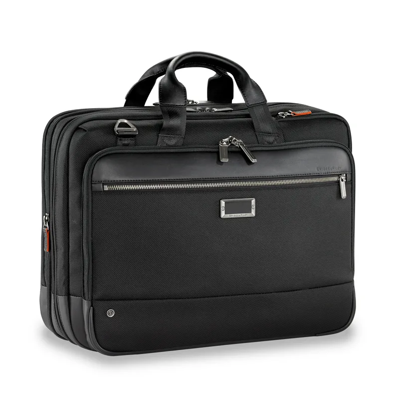 Briggs & Riley™ @Work Large Expandable Briefcase (Black)