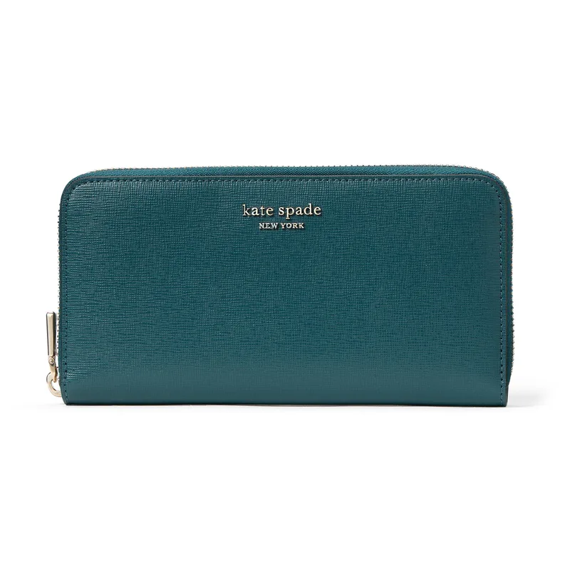 kate spade new york Morgan Zip Around Continental Wallet - Artesian Green