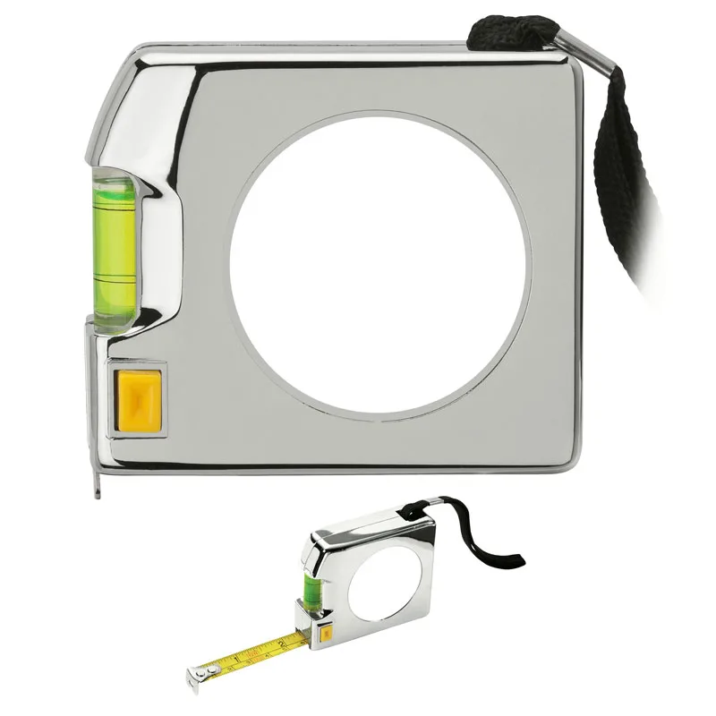 Shorewood 12' Chrome Tape Measure & Level view 2