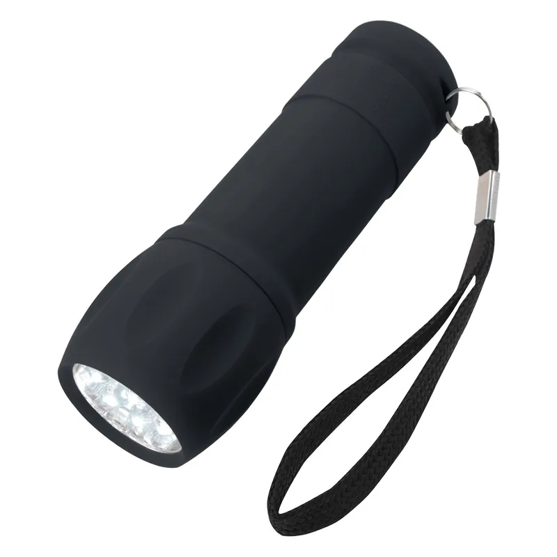 Rubberized Torch Light With Strap view 3