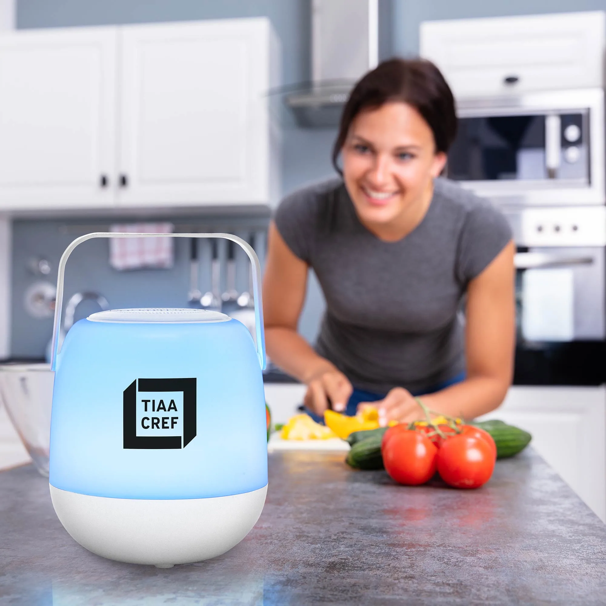 10-Watt Bluetooth Light-Up Speaker With Carrying Handle