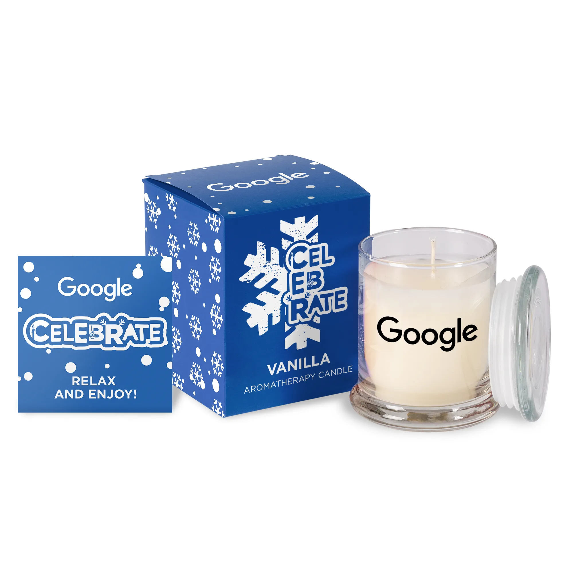 12 Oz. Glass Jar Candle with Lid in Soft Touch Gift Box