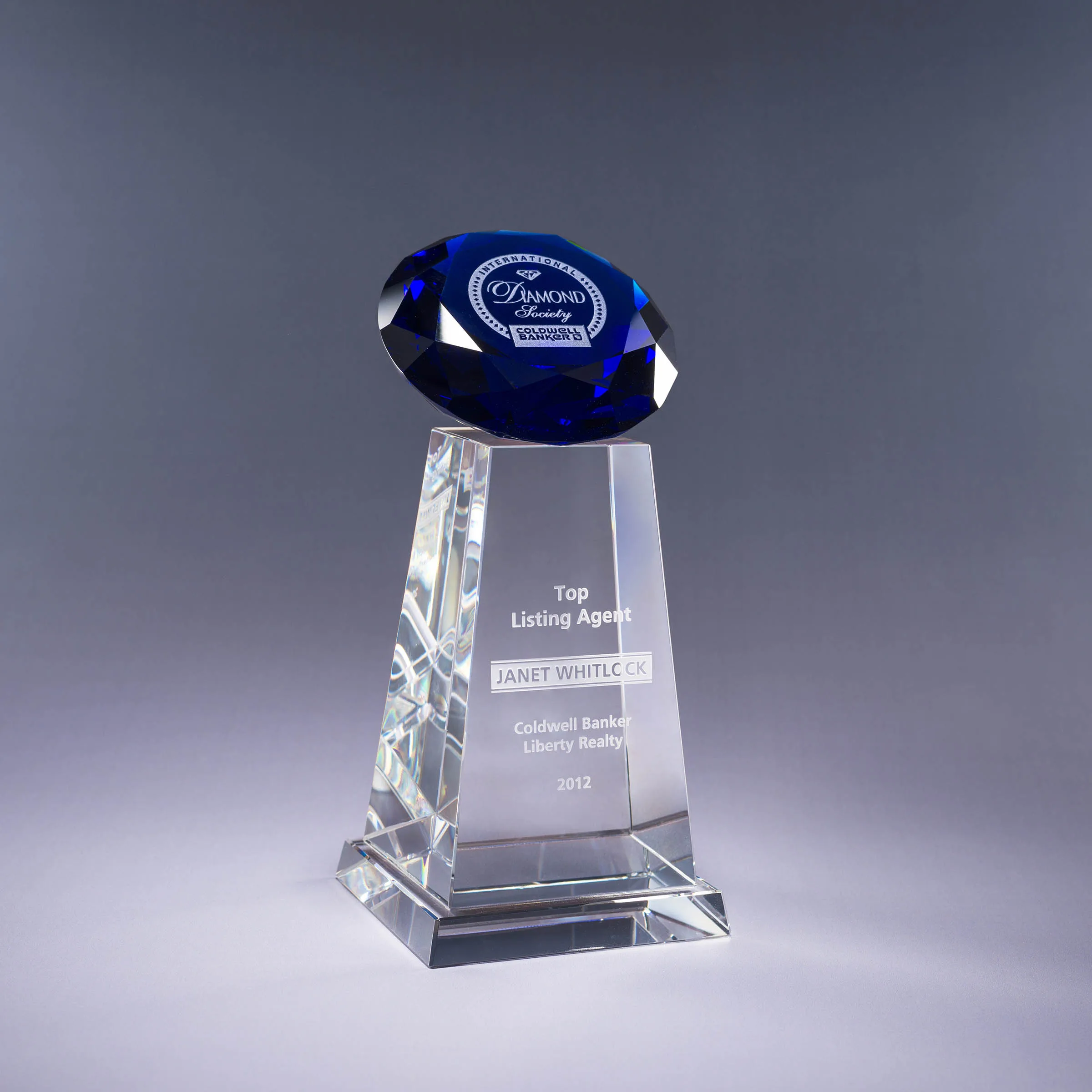 1010 diamond spire- blue