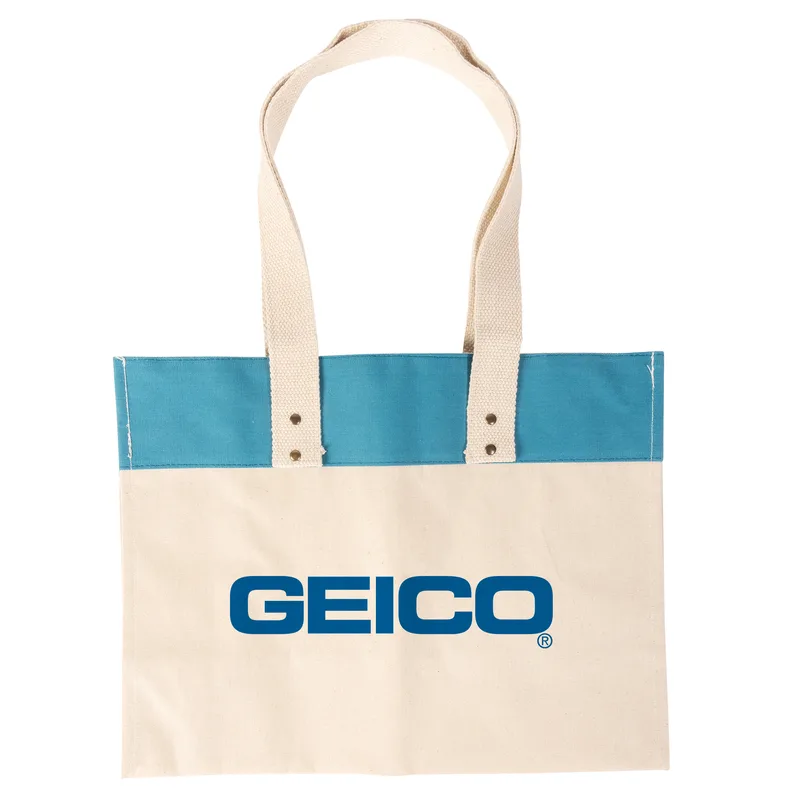 ACE USA Color Block Laminated Tote view 3