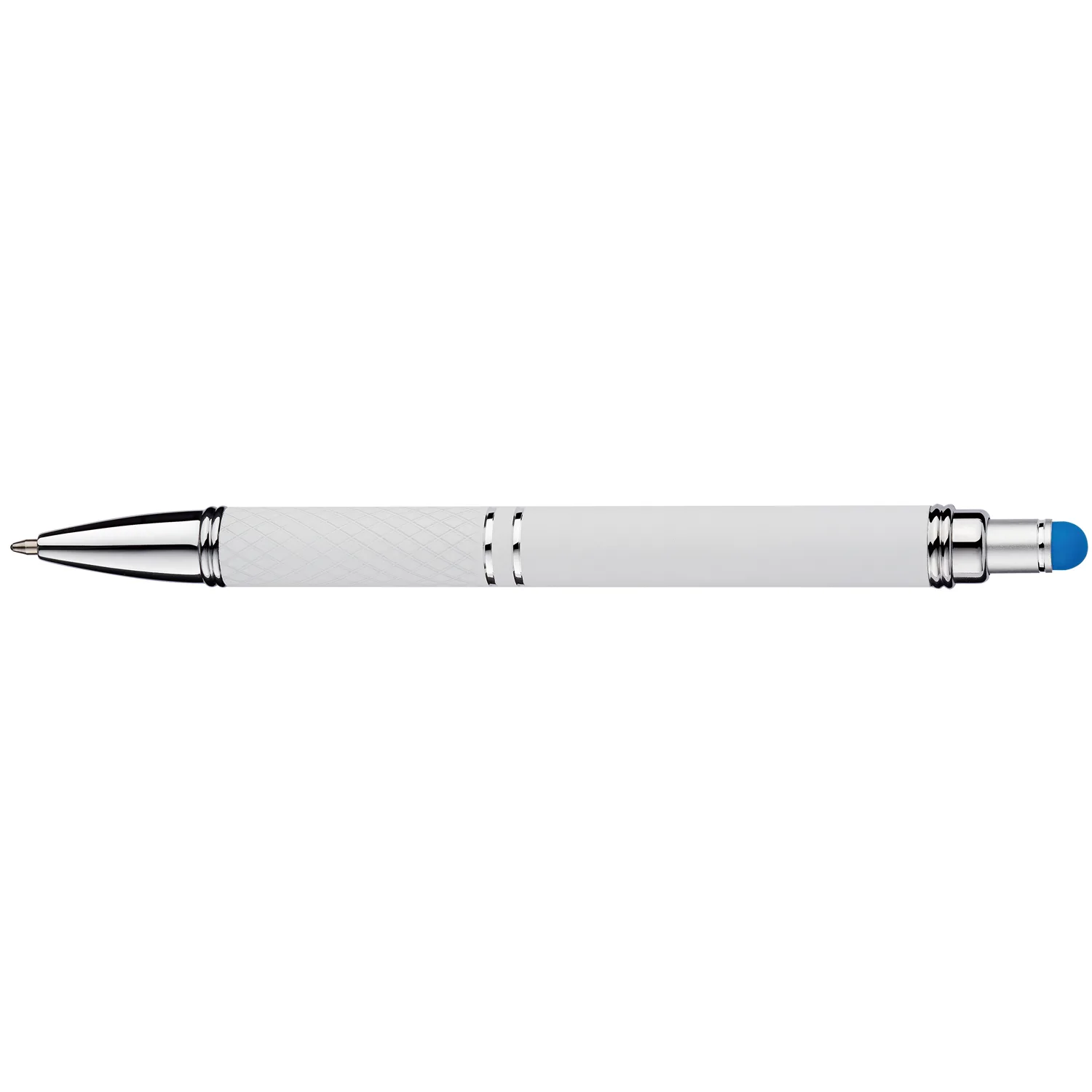 White/Silver/Light Blue Blank Back