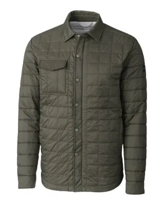 Cutter & Buck Rainier PrimaLoftÂ® Mens Eco Insulated Quilted Shirt Jacket view 6