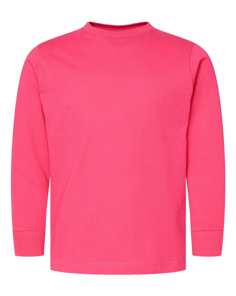 LAT® Youth Fine Jersey Long Sleeve Tee Shirt view 5