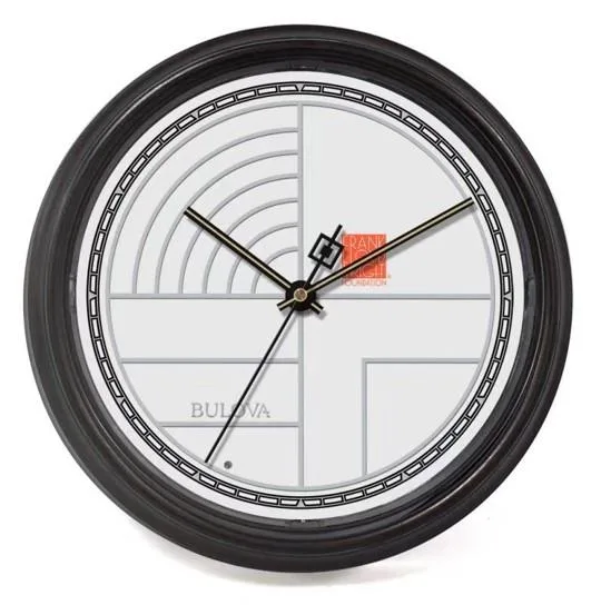Bulova Clocks The Liberty Frank Lloyd Wright Wall Clock
