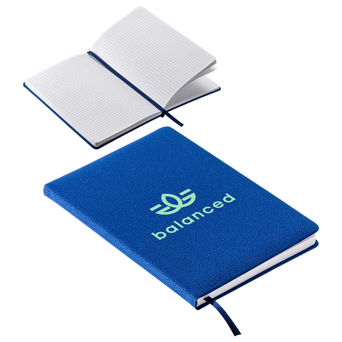 Draftsman Padded Hardcover Journal with Grid-Lined Paper view 7