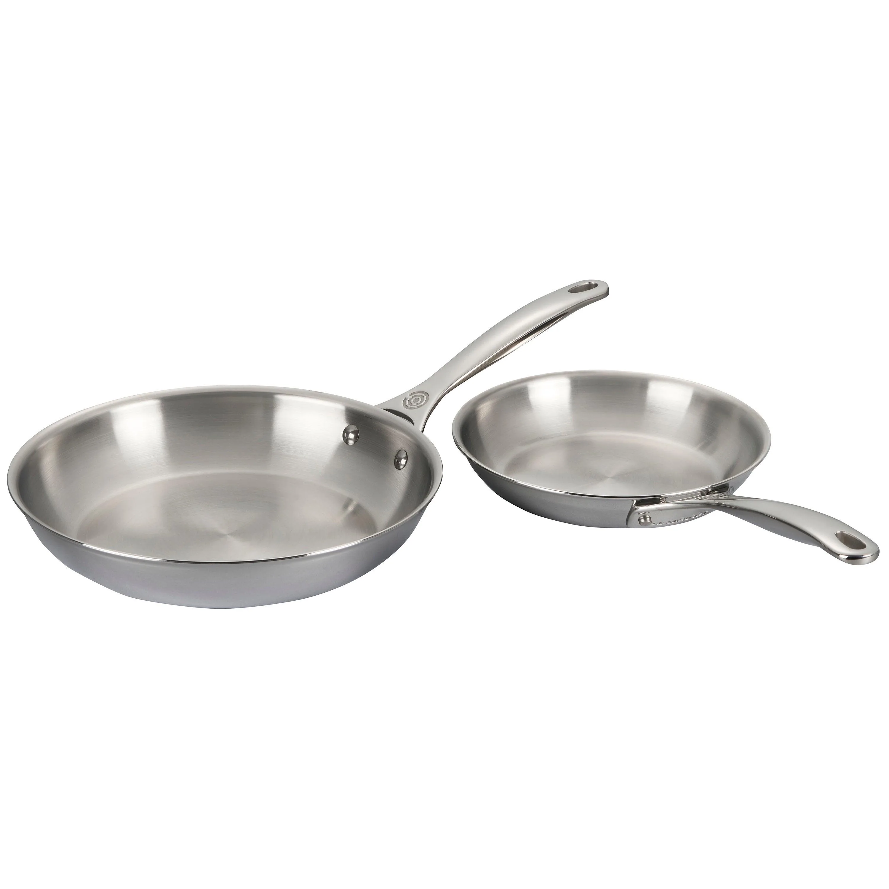 Le Creuset Stainless Steel 2Pc Fry Pan Set