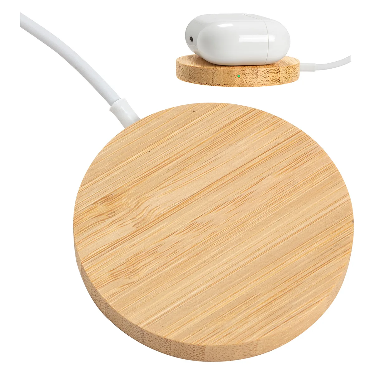 Magport Bamboo 15W Wireless Charger view 2