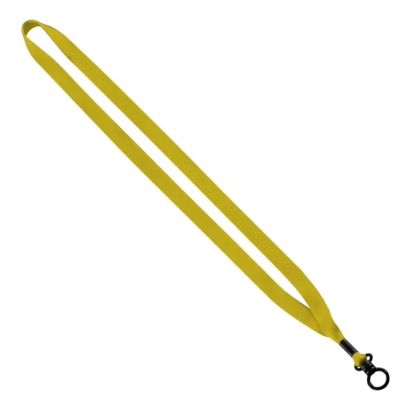 1/2" Polyester Lanyard with Plastic O-Ring view 3