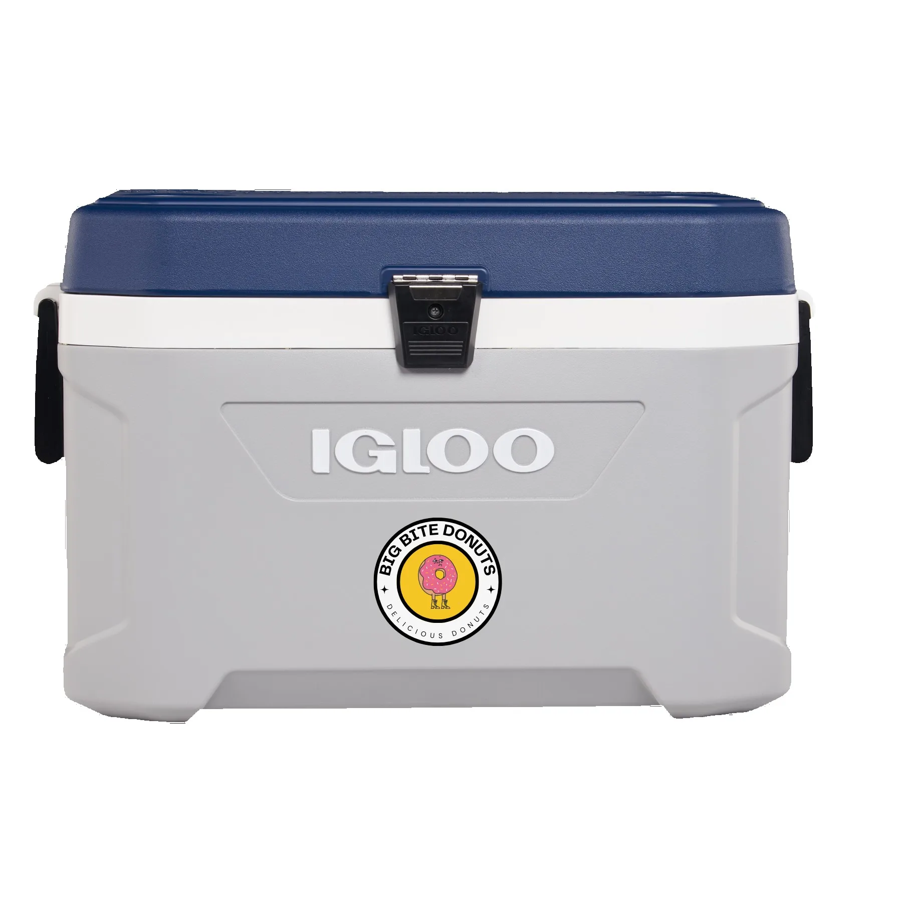 54 Qt. Igloo® Maxcold Latitude Cooler (Carbonite/Aegean Sea)