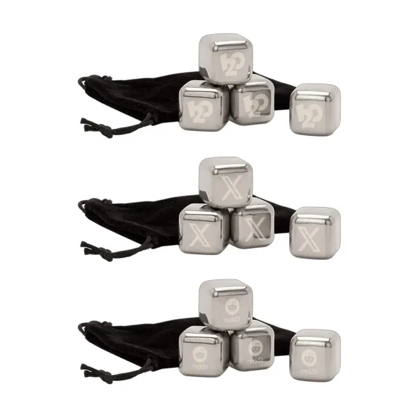 Cottonmouth Stainless Steel Ice Cubes
