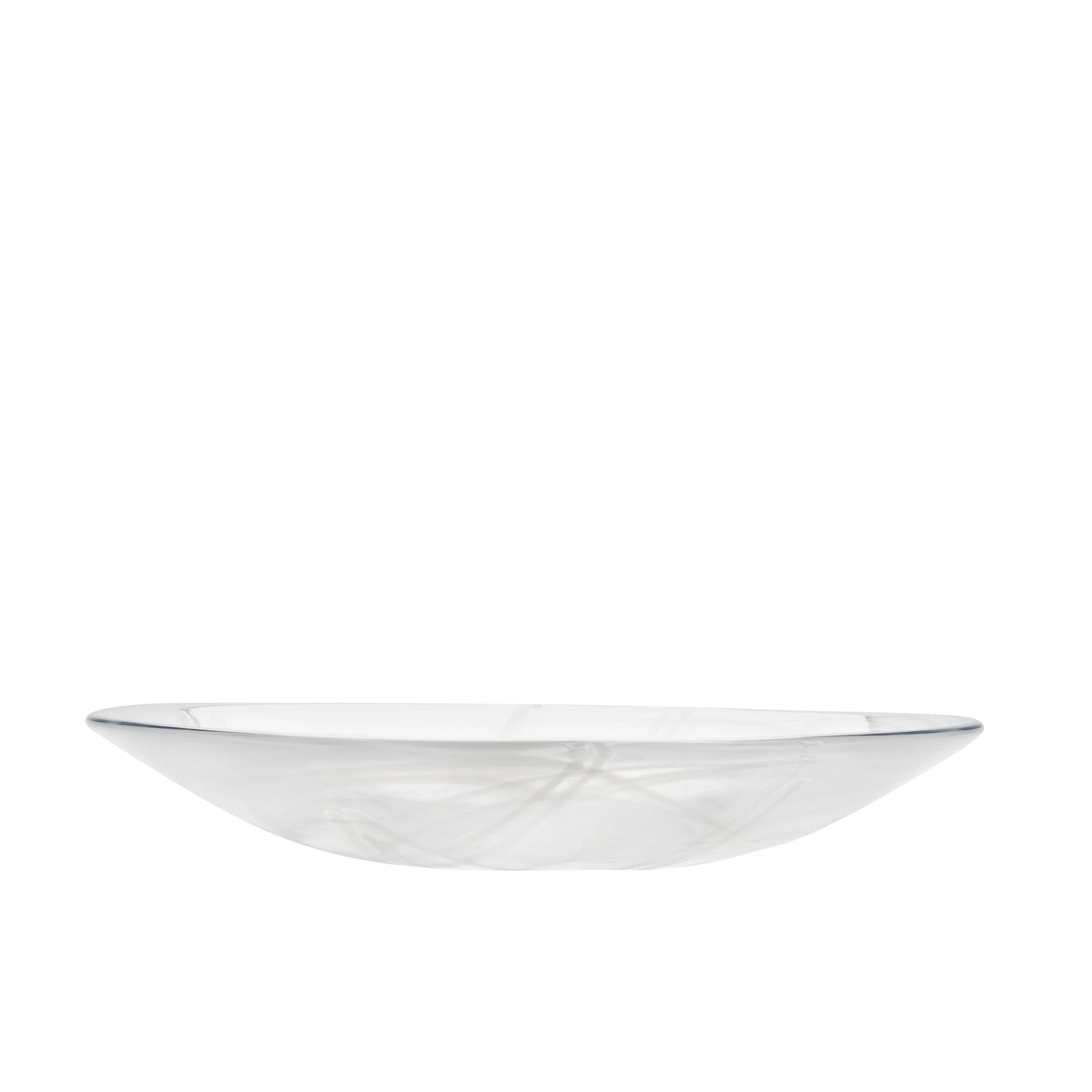 Kosta Boda Contrast Dish White