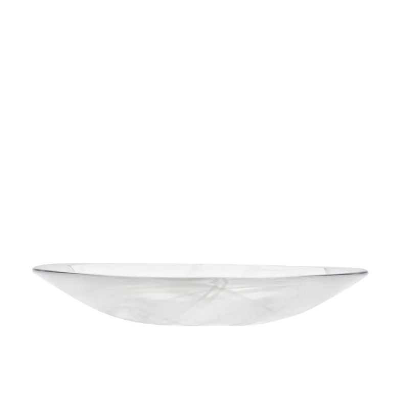 Kosta Boda Contrast Dish White