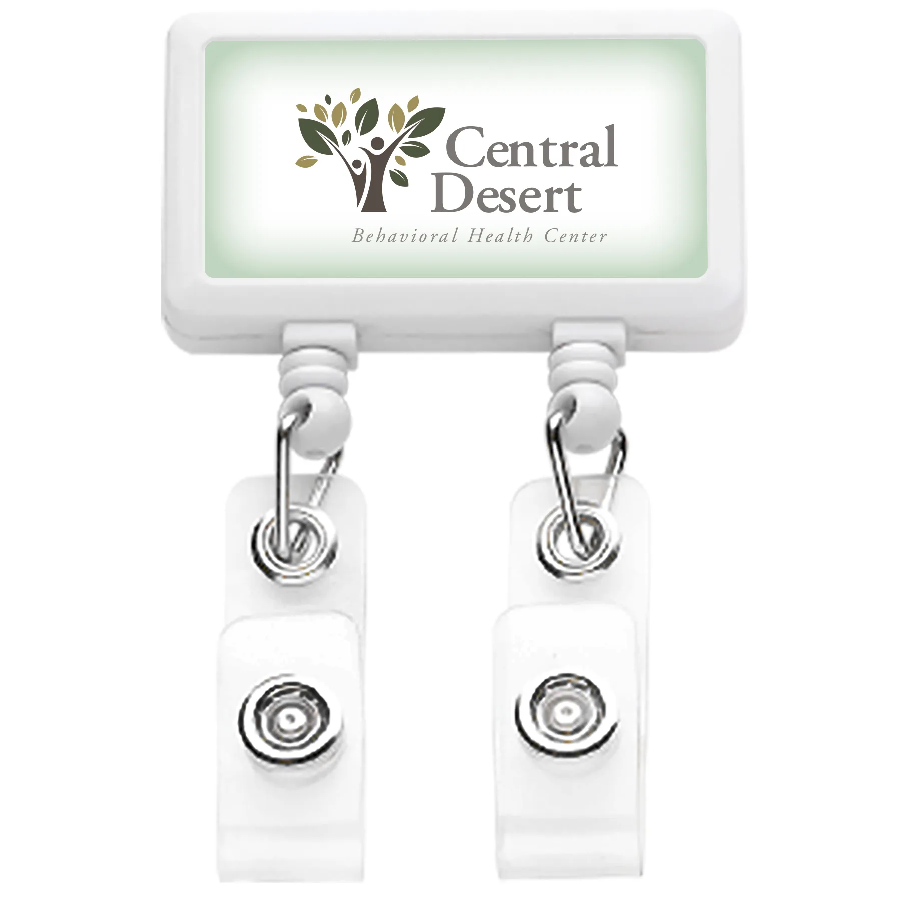 Jumbo Dual Strap Retractable Badge Reel view 7
