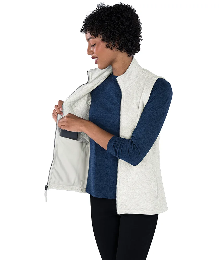 Oatmeal Heather Beige Blank Front