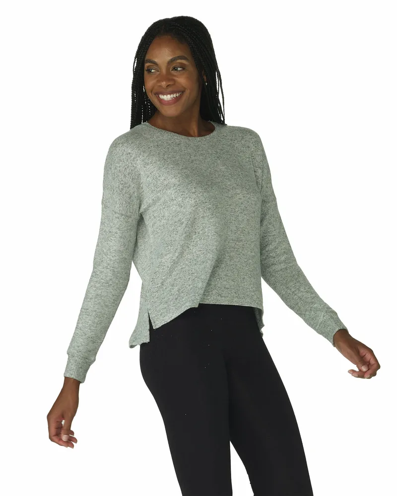 BOXERCRAFT Ladies' Cuddle Soft Boxy Crewneck Sweatshirt view 4