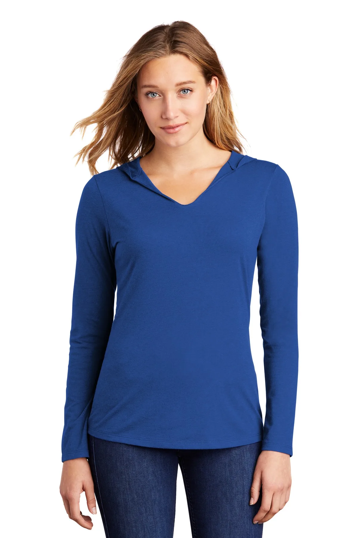 District® Women's Perfect Tri® Long Sleeve Hoodie. view 5