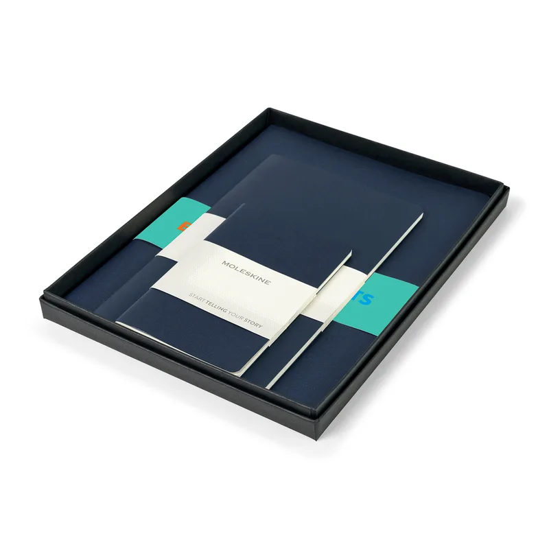 Moleskine® Assorted Cahier Gift Set - Sapphire Blue