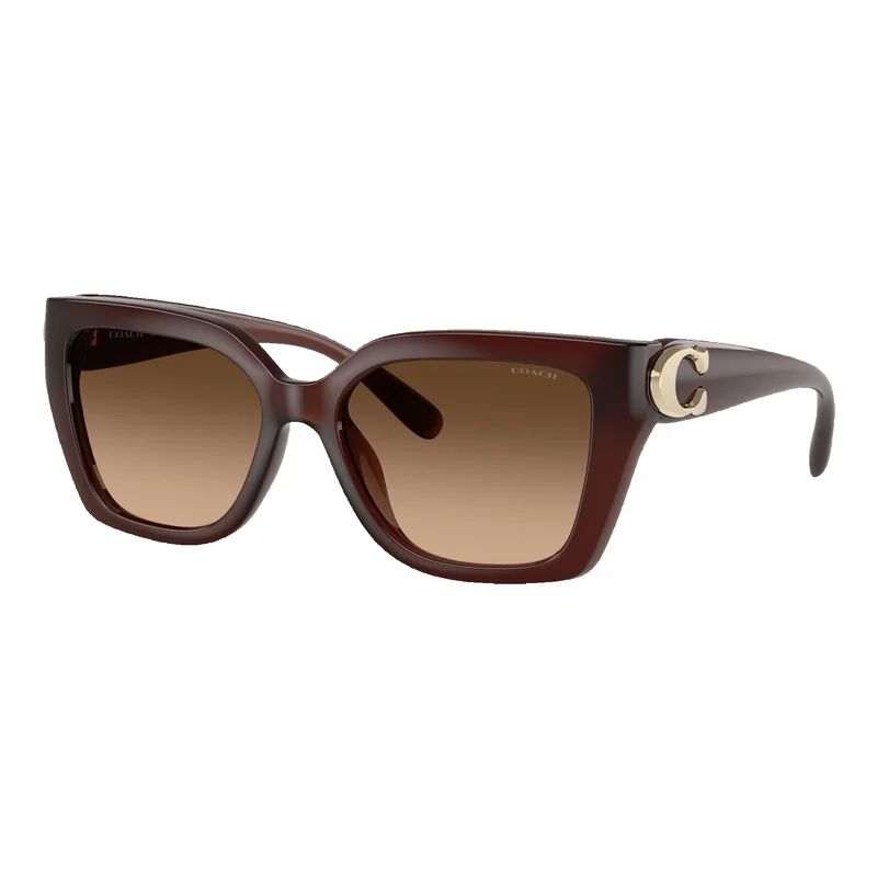 Coach Women's Full Fit Idol Square Cat Eye Sunglasses