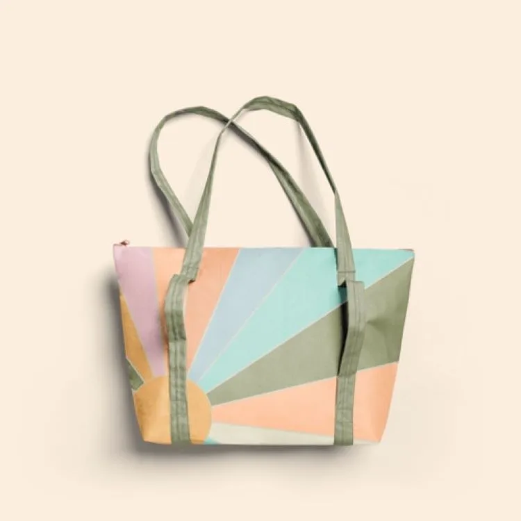 4PC Polyester Weekender Yoga Tote view 2