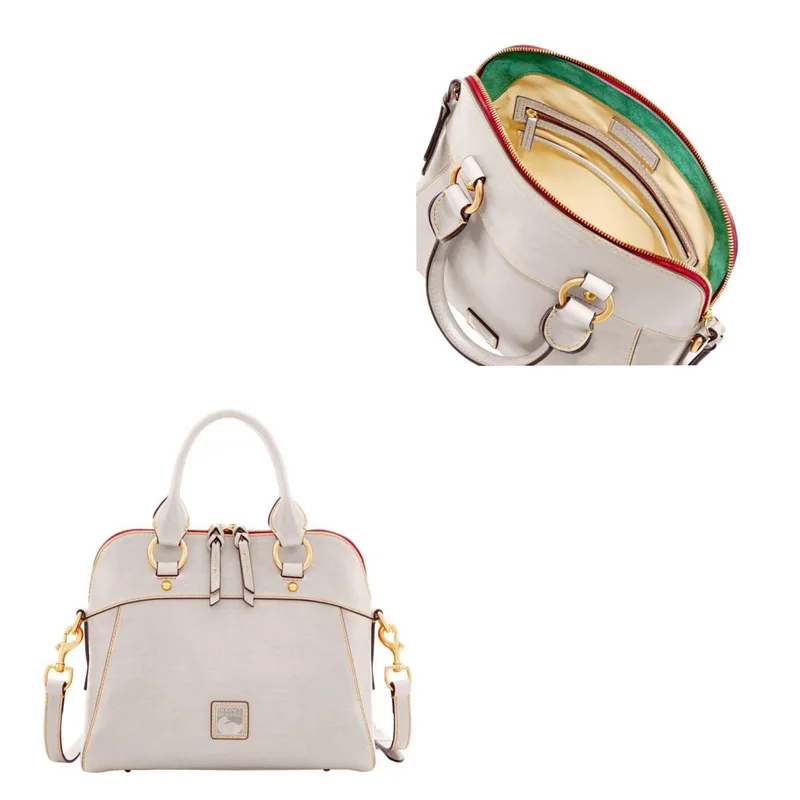 Dooney & Bourke Ecru Florentine Cameron Satchel