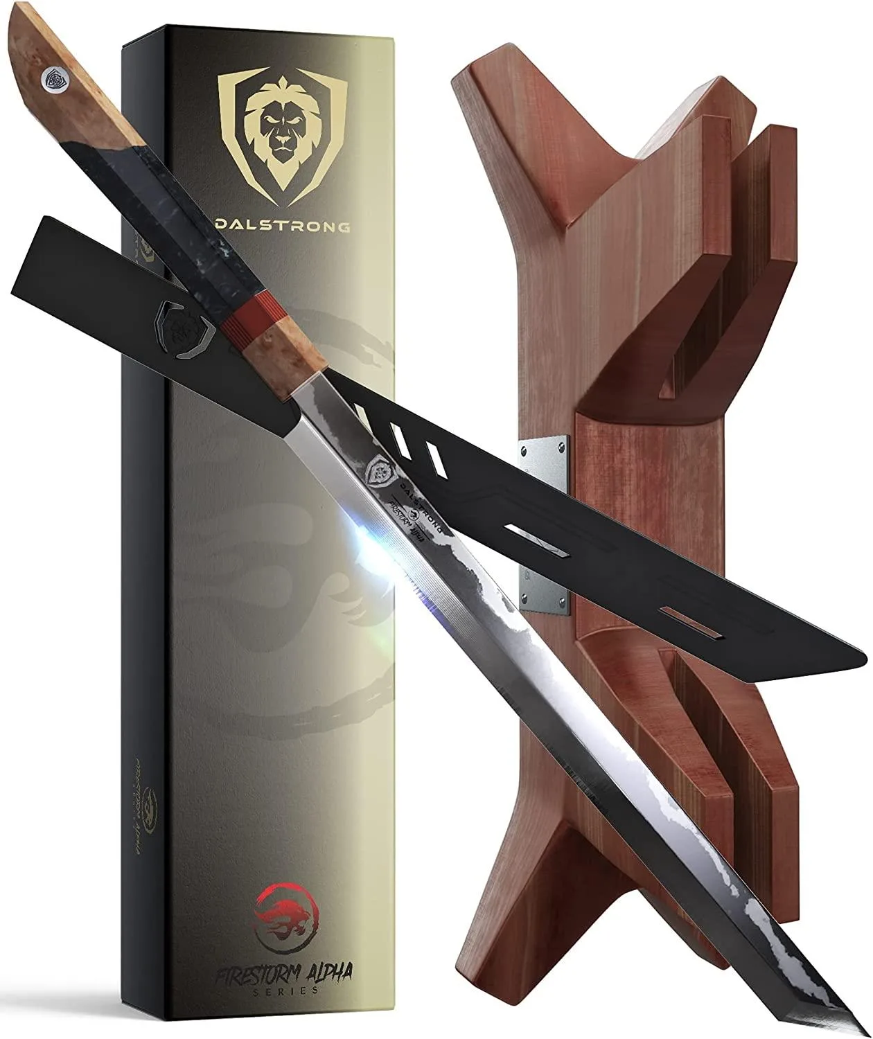 Dalstrong 17" Tuna & Bbq Slicer - Firestorm Alpha Series - High Carbon Steel - Traditional Wa Handle