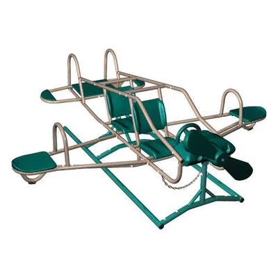 Lifetime Products Teeter Totter Ace Flyer - Green/Brown/Tan