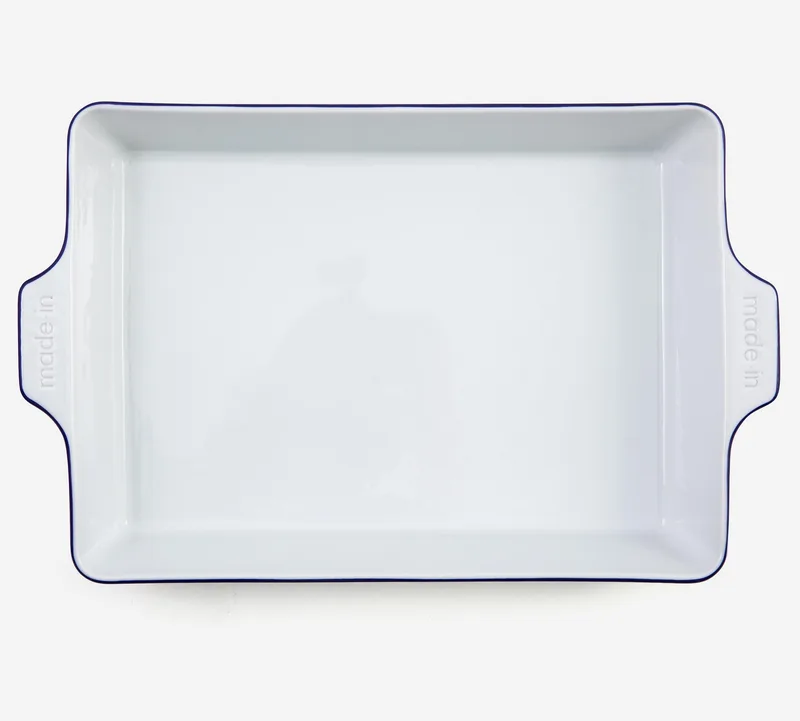 Made In 9 X 13 Rectangular Baking Dish, Porcelain - Blue