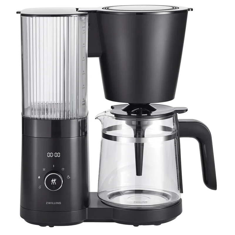 Zwilling Enfinigy 12 Cup Drip Coffeemaker W/ Glass Carafe Black