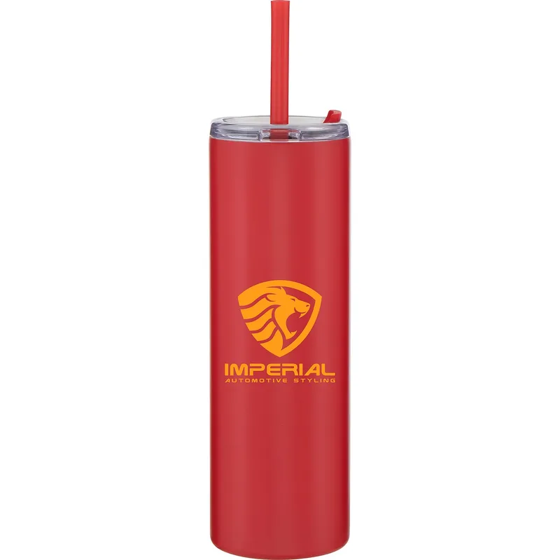 16 oz Lane Travel Tumbler (Matte Red)