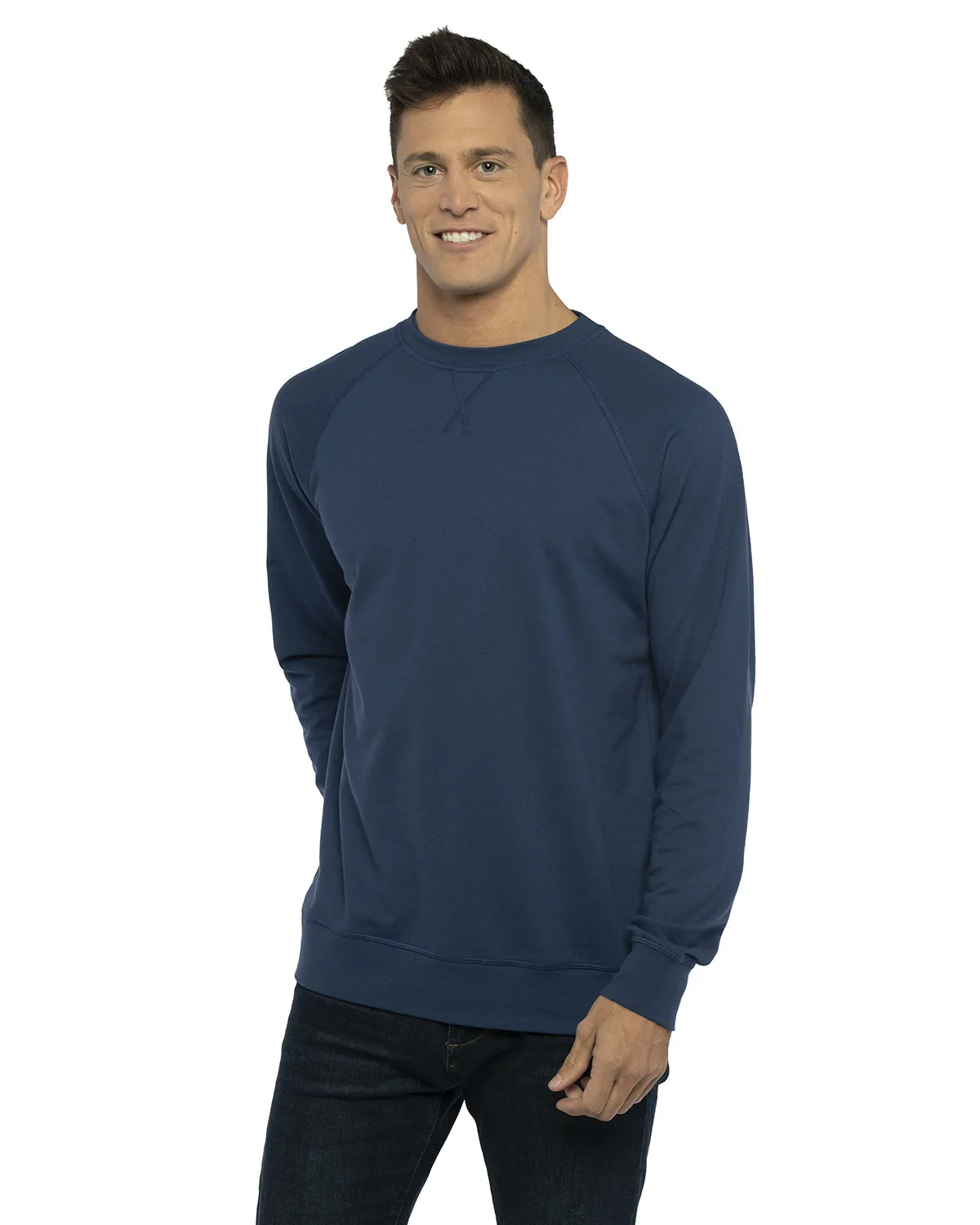 NEXT LEVEL APPAREL Unisex Laguna French Terry Raglan Sweatshirt view 3